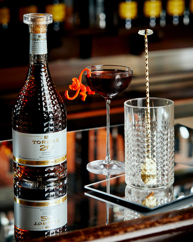 Planet of the Grapes a cocktail by Lea Messier for Torres Brandy